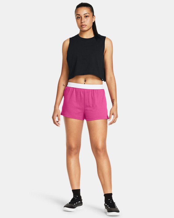 Women's UA Campus Shorts in Pink image number 2